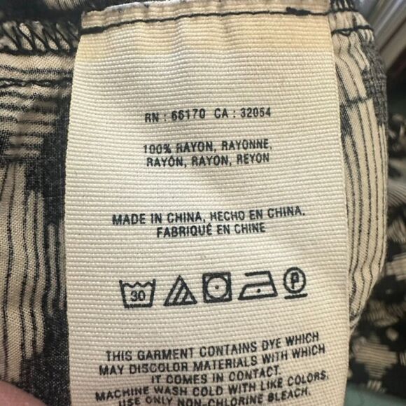 Anthropologie Hei Hei Geometric Jogger Pants Women's S Black Crochet‎ Boho - Picture 5 of 10